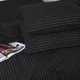 Комплект постельного белья MirSon Ranforce Elite Евро 200х220 см 17-0611 Stripe Black Ranforce (2200008199630) - изображение 7