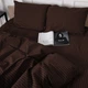 Комплект постельного белья MirSon Евро 200х220 см 17-0617&nbsp;Stripe&nbsp;Brown Бязь (2200008202743) - изображение 7