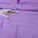 Комплект постельного белья MirSon Ranforce Elite Евро 200х220 см 17-0618 Stripe Purple Ranforce (2200008203245) - изображение 4