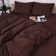 Комплект постельного белья MirSon Двуспальный 175х210 см 17-0624&nbsp;Geometry&nbsp;Brown Бязь (2200008204433) - изображение 4