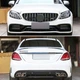Комплект обвісів з дифузором (AMG C63-designs 2018-2021) для Mercedes C-сlass W205 рр - зображення 4