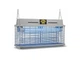 Лампа від комах MO-EL 308А 2x40W IPx4 промисловий UV знищувач комарів мух мошок ос електрична пастка до 850 м² для ферми складу цеху теплиць - зображення 1