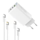 Мережевий зарядний пристрій ColorWay GaN Mini 65 W PD Port PPS USB (USB-2C1A) White (CW-CHS058PDCL-WT) + кабель Store - зображення 6