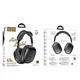 Бездротові накладні навушники HOCO W35 Air Triumph BT headset Black (6942007616331) - изображение 2