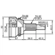 Шрус наружный Q-FIX Q131-0109 TOYOTA 43460-09M20 - изображение 1