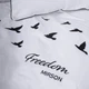 Комплект постільної білизни MirSon Сімейний 2 x 143 x 210 см 11-2107 White Freedom Ranforce Elite (2200008700461) - зображення 2