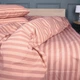 Простынь MirSon евро 200x220 см 17-0773 Nude stripes Ranforce Elite (2200011152769) - изображение 2