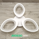 LED люстра Ardero AL6153 ARD 38W SOFI 3230Lm 5000K лепестковая белая (светильник без пульта) Ø540х70мм - изображение 6