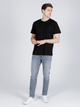 T-shirt męski bawełniany Cross Jeans 15250-020 M Czarny (8699438699805) - obraz 3