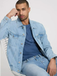 Футболка бавовняна довга чоловіча Cross Jeans 16055-005 XL Синя (8697319727906) - зображення 3