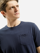 Футболка бавовняна довга чоловіча Cross Jeans 16107-001 S Темно-синя (8697319729979) - зображення 4