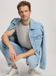 Футболка бавовняна довга чоловіча Cross Jeans 16107-004 M Світло-сіра (8697319729832) - зображення 4