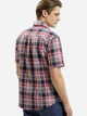 Koszula męska bawełniana z krótkim rękawem w kratę Cross Jeans 35599-466 XL Czerwony/Niebieski (8697319764666) - obraz 2