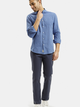 Koszula męska bawełniana Cross Jeans 35602-005 3XL Niebieska (8697319779127) - obraz 3