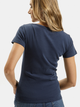 T-shirt damski bawełniany Cross Jeans 55577-001 L Granatowy (8699438979969) - obraz 2