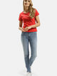 Футболка бавовняна жіноча Cross Jeans 55577-007 M Червона (8699438979914) - зображення 3