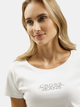T-shirt damski bawełniany Cross Jeans 55577-008 S Biały (8699438979860) - obraz 4