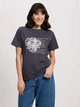 T-shirt damski bawełniany z nadrukiem Cross Jeans 56153-021 XL Antracytowy (8697319731149) - obraz 1