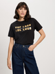 T-shirt damski bawełniany Cross Jeans 56155-020 XS Czarny (8697319731255) - obraz 1