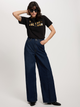 Футболка бавовняна жіноча Cross Jeans 56155-020 XL Чорна (8697319731293) - зображення 3