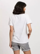 T-shirt damski bawełniany z nadrukiem Cross Jeans 56157-008 M Biały (8697319731477) - obraz 2