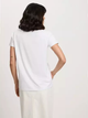 T-shirt damski bawełniany z nadrukiem Cross Jeans 56186-008 S Biały (8697319732610) - obraz 2