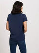 Футболка бавовняна жіноча Cross Jeans 56187-001 S Темно-синя (8697319746907) - зображення 2