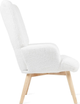 Fotel tapicerowany Homla MOSS TEDDY BOUCLE 70 x 95 cm White (5904183828534) - obraz 3