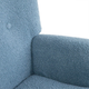 М'яке крісло Homla MOSS TEDDY BOUCLE 70 x 95 см Blue (5904183828541) - зображення 5