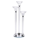 Підсвічник скляний на 3 свічок з круглою основою 37 см(HP-4-17)(WB) - изображение 4