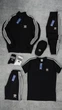 Комплект 7 в 1 Adidas кофта штани футболка шорти кепка носки 2 парі M чорний - зображення 1