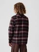 Детская фланелевая рубашка GAP в клетку 1159835007 (Бордовый XL) на рост 150 см - изображение 2