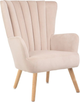 Fotel tapicerowany Homla MILLS 75 x 79 x 102 cm Beige (5904183859538) - obraz 1