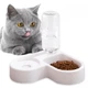 Миска для кошек и собак двойная Pet Love Bowl автопоилка на подставке с отделом для корма - изображение 5