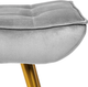Fotel tapicerowany Homla VINNIS z podnóżkiem 96 x 69 x 82 cm Grey (5904183856681) - obraz 6
