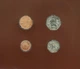 Набор монет Уганда набор из 4 монет 1987 UNC 1, 2, 5, 10 шиллингов и 1 марка в сувенирной упаковке - изображение 5
