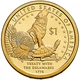 Монета США 1 доллар 2013 P UNC Сакагавея Коренные американцы Делаверский договор 1778 года Волк Черепаха (KM#551) - изображение 2