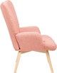 Fotel tapicerowany Homla MOSS POP 70 x 95 cm Pink (5904183882833) - obraz 3