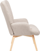 Fotel tapicerowany Homla MOSS POP 70 x 95 cm Beige (5904183882796) - obraz 3