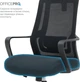 Кресло компьютерное офисное эргономичное OfficePro Harmony OC310-B-B-B Black - изображение 13