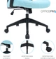Кресло компьютерное офисное эргономичное OfficePro Harmony OC310-B-BL-BL Black/Blue - изображение 12