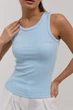 Майка рубчик Wear me S Блакитний (12_25_11819) - изображение 2