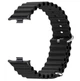 Силиконовый ремешок Primo Ocean для часов Xiaomi Redmi Watch 5 / Xiaomi Smart Band 9 Pro - Black - изображение 2