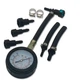 Набор для проверки давления топлива MasterTool 0-100 psi, манометр с переходниками для авто и мото. - изображение 1