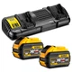 Зарядное устройство для аккумуляторов DeWALT 10.8-54В 4А + 2 аккумулятора FLEXVOLT (DCB132X2) - изображение 2