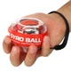 Кистьовий гіроскопічний тренажер для зап’ястя еспандер Gyroball з LED підсвічуванням червоний - зображення 7