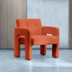 Fotel tapicerowany Homla PELLE 74 x 68 x 72 cm Orange (5906496737787) - obraz 5