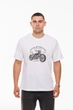 Мужская футболка "Motorcycle" Наталюкс 3XL белый (1218053200061) - изображение 2