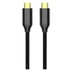 Дата кабель USB-C to USB-C 1.0m USB3.2 (20Gbps 4K PD100W) Gen2 5А black ColorWay (CW-CBPDCC062-BK) - зображення 5