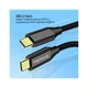 Дата кабель USB-C to USB-C 1.0m USB3.2 (20Gbps 4K PD100W) Gen2 5А black ColorWay (CW-CBPDCC062-BK) - зображення 7
